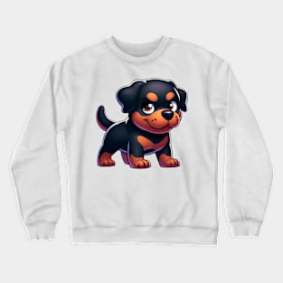 Cute Rottweiler Crewneck Sweatshirt